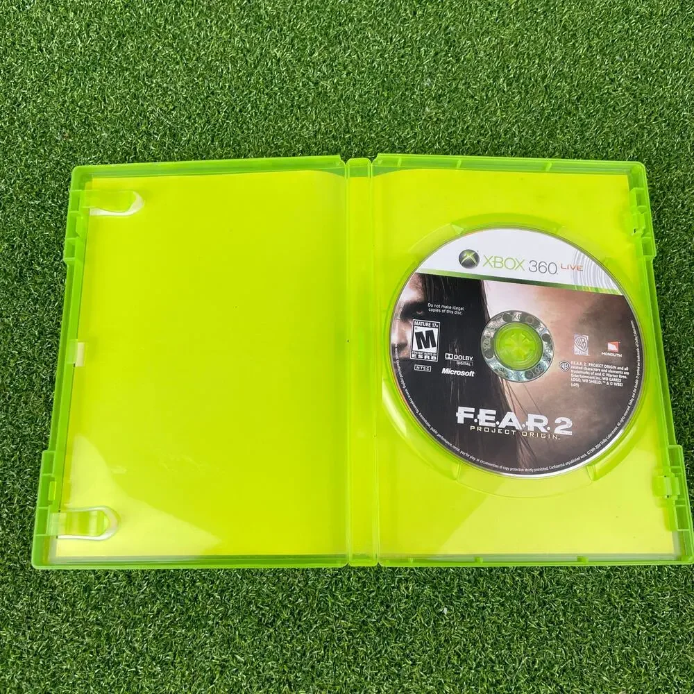 F.E.A.R. 2: Project Origin Microsoft Xbox 360 Horror Game no Manual